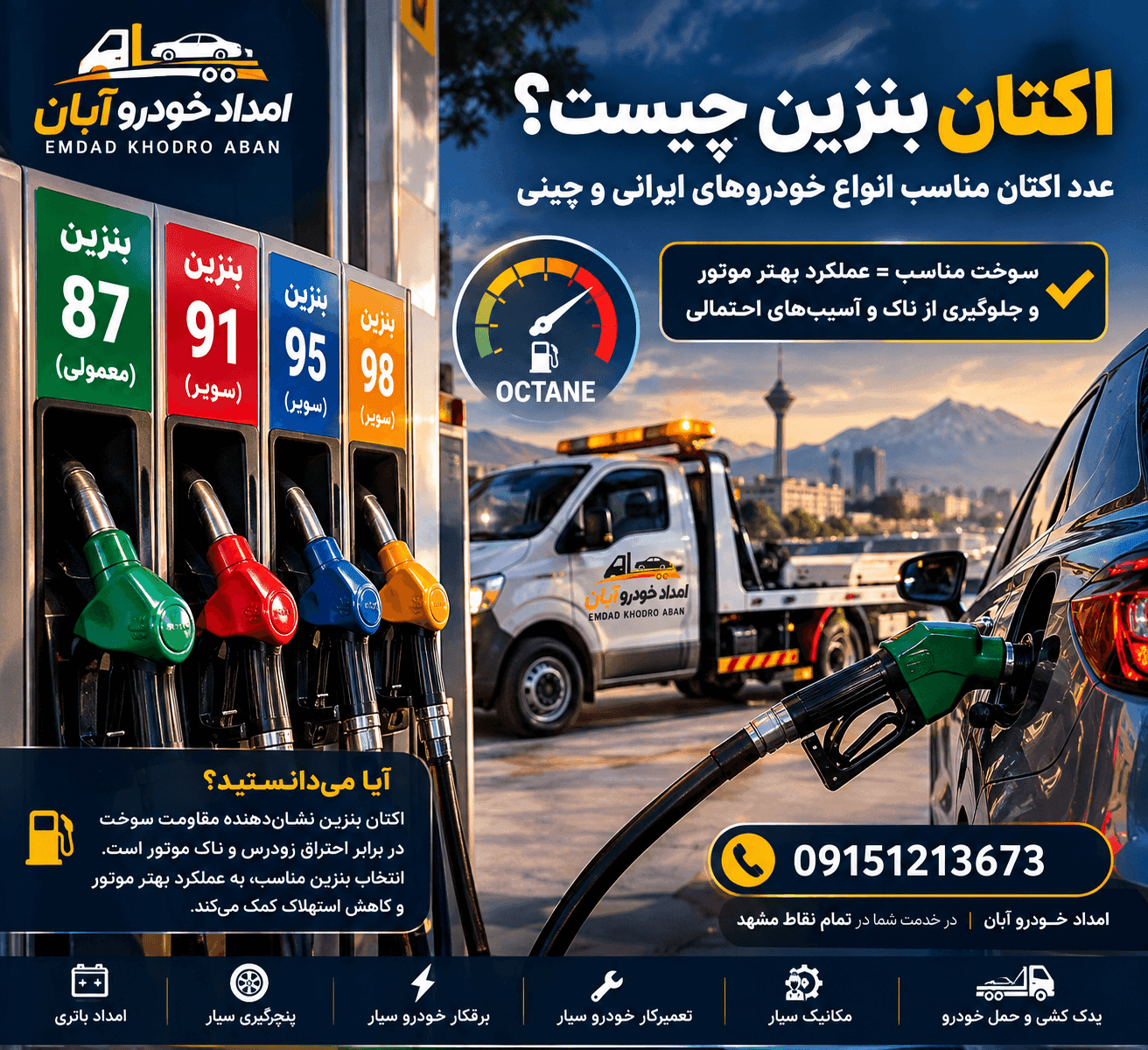 اکتان بنزین 